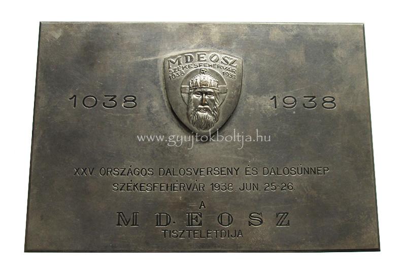 MDEOSZ Dalosünnep Székesfehérvár  / Szent István 1038-1938